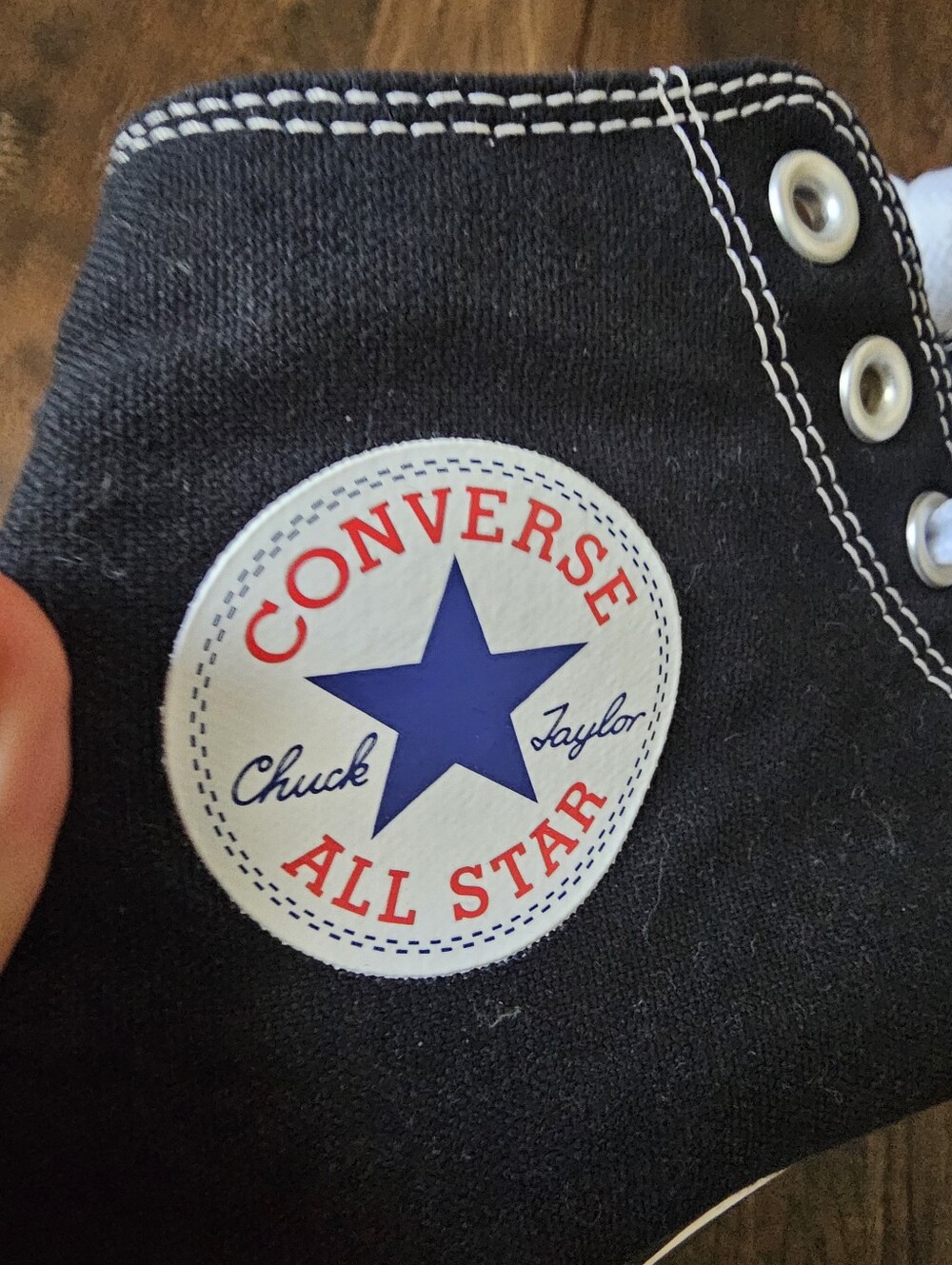 Converse Womens/ Mens Black High Tops Size 10 - Picture 4 of 8